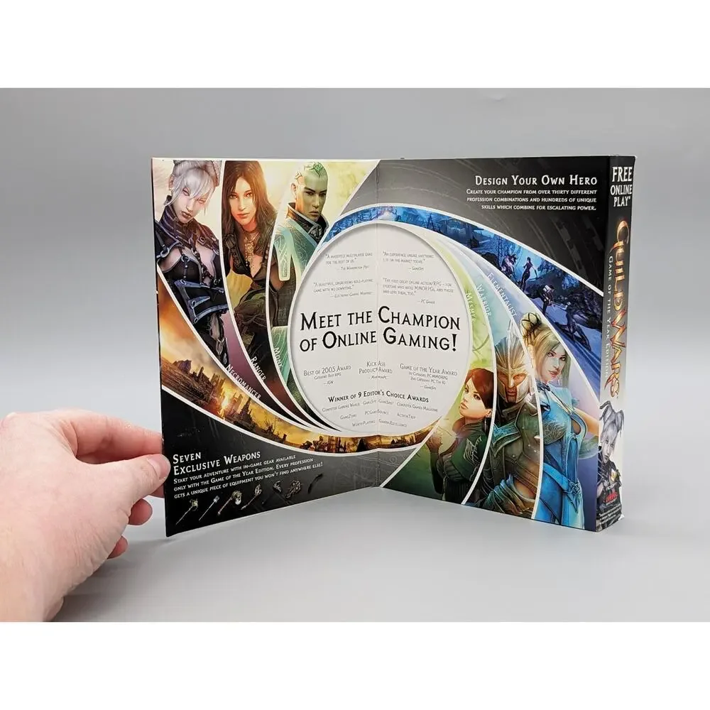 Guild Wars PC CD ROM Big Box Game & Installation Discs - No Manuals